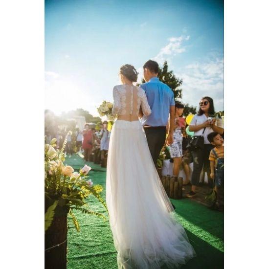 結婚式 セパレート ドレス 花嫁 ツーピース ウェディング 白 結婚式 セパレート ドレス 花嫁 ツーピース ウェディング 白
