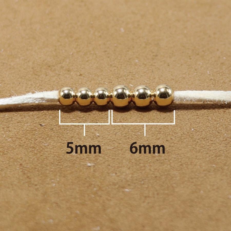 TADY&KING k18 中空ビーズ 6mm 1個売り タディアンドキング 金ビーズ  