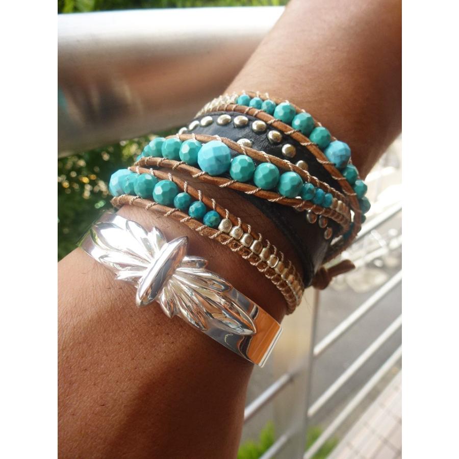 tady&king タディ&キングリリー平打ちバングルMサイズ