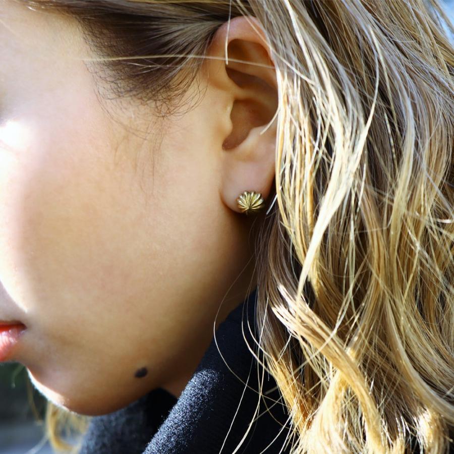 確認用ピアスゴールド（k18）アポロコンチョゴールドピアス