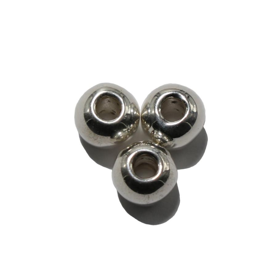 Tady&King タディ&キング 無垢ビーズ 6mm 20個 ほぼ新品 TADY&KING（タディアンドキング） 無垢ビーズSV 6mm 1個売り