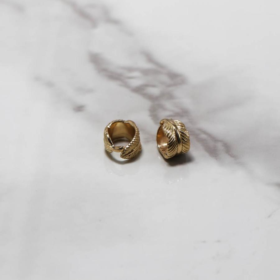 TADY&KING タディアンドキング フェザービーズ K18 1個売り ビーズ 金 