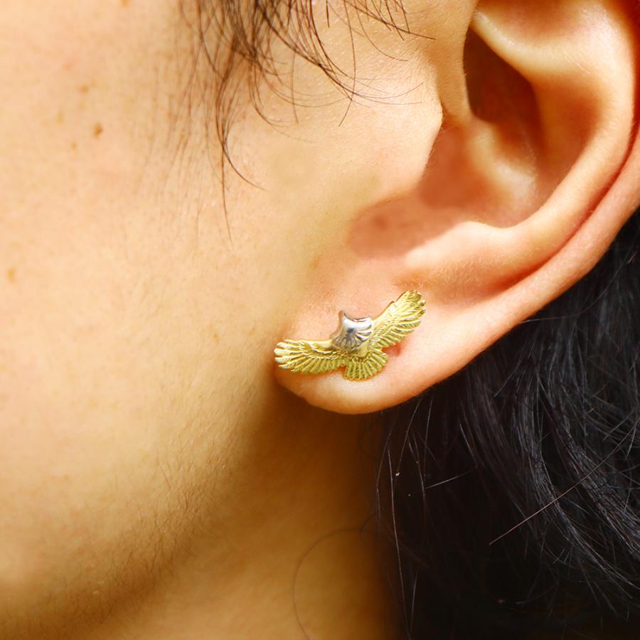 イーグルピアス全金頭プラチナ タディアンドキング Tady King ゴローズ魂継承 ゴールド 金 K18 メンズ アクセサリー レディース ブランドピアス イヤリング Tke 014 Tady King直営店 Dress R 通販 Yahoo ショッピング