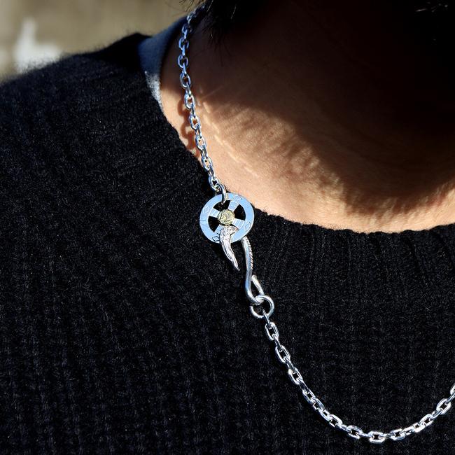 タディアンドキング イーグルフック&ホイール太角チェーン、SV