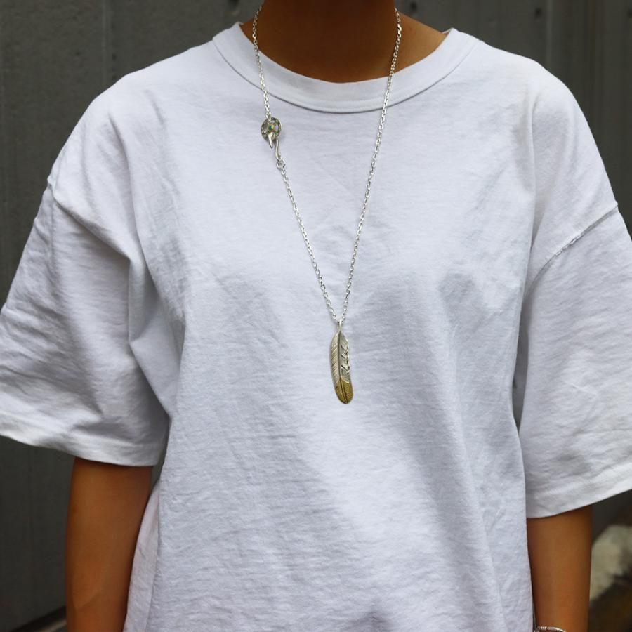 TADY&KING ネイティブフック＆ネイティブホイール金縄ターコイズ付きチェーン 細丸or細角 70cm_1