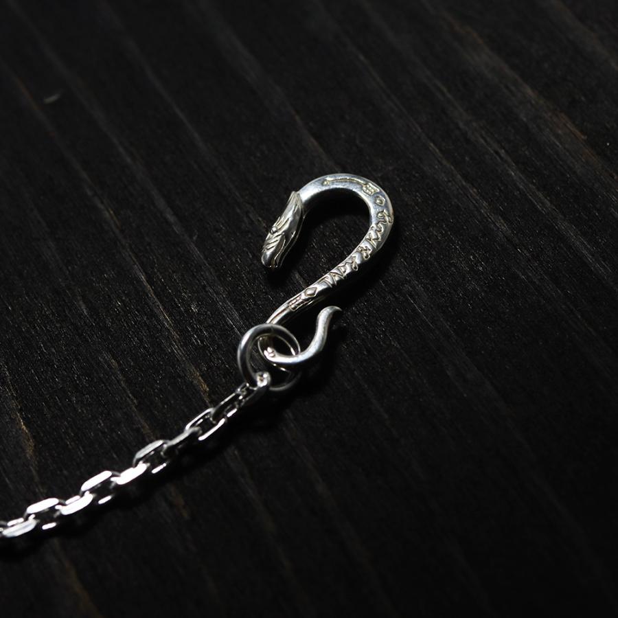 TADY&KING ネイティブフック＆ネイティブホイール金縄ターコイズ付きチェーン 細丸or細角 70cm_4