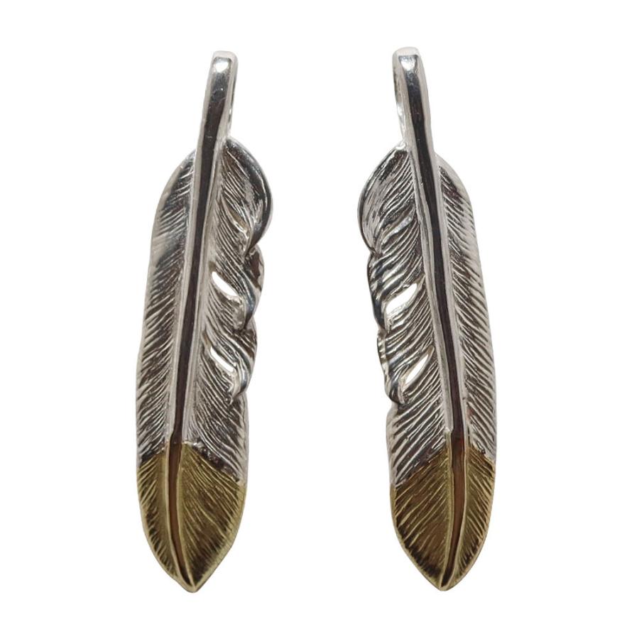 タディアンドキング Tady King ゴローズ魂継承 剣先k18フェザー Mサイズ フェザー ネックレス メンズ レディース シルバー925 ペンダントトップ Tkgh 038m Tady King直営店 Dress R 通販 Yahoo ショッピング