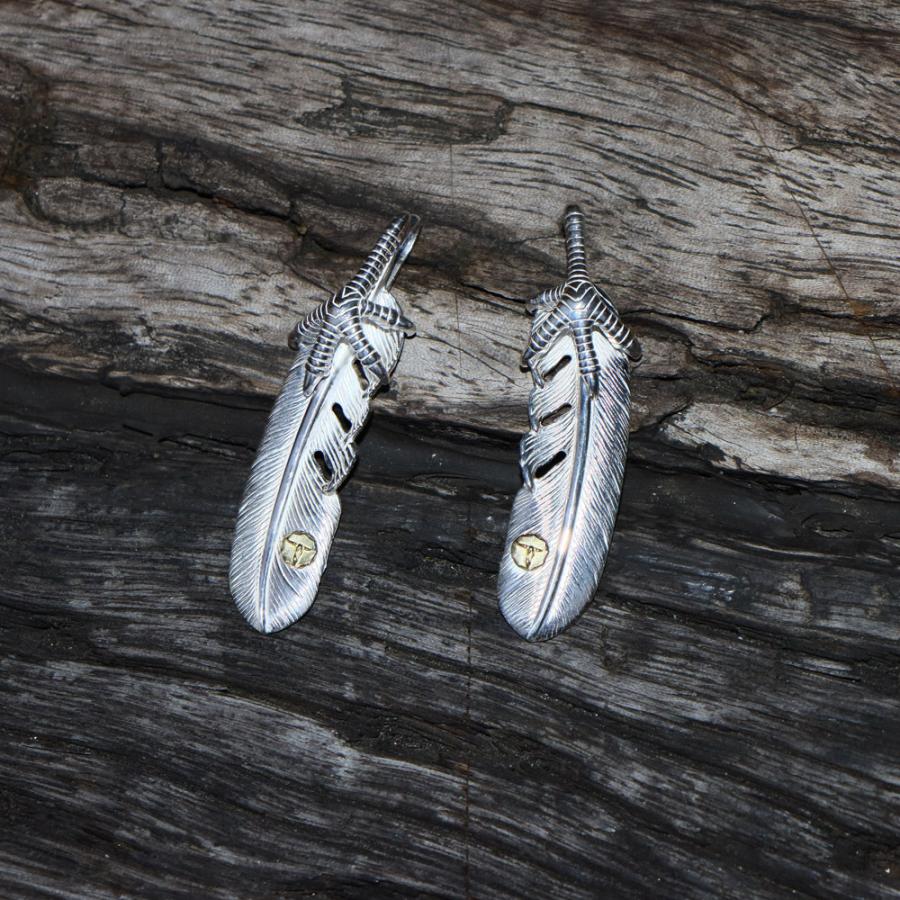 TADY&KING 爪SVフェザーGPロングホーン MMサイズ シルバー K18