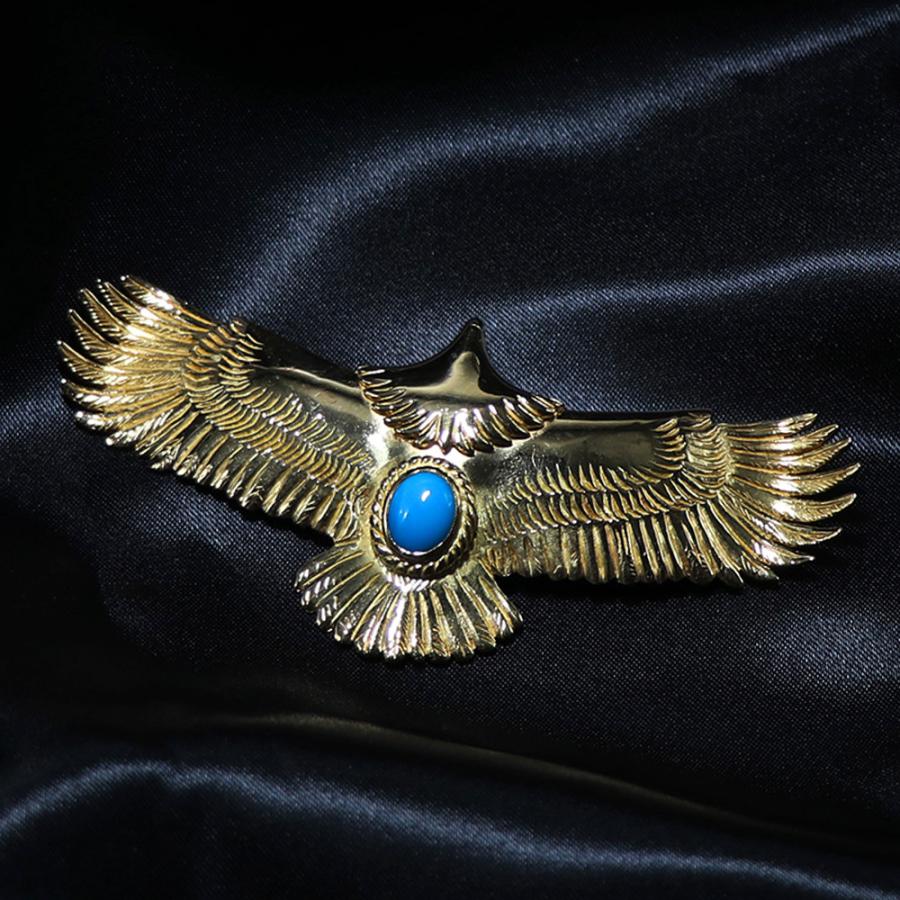 TADY&KING 特大イーグル全金 金縄ターコイズ tady&king タディアンド  