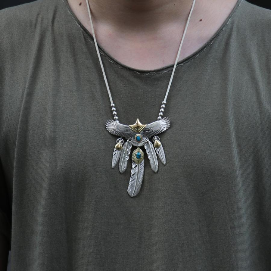 TADY&KING中イーグルSV銀縄ターコイズ Necklace TADY&KING TADY&KING中イーグルSV銀縄ターコイズ Necklace TADY&KING