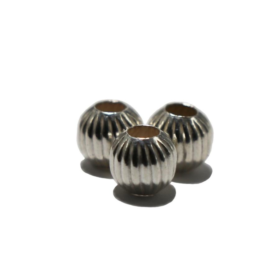 TADY&KING（タディアンドキング） ラインビーズSV 中空6mm 1個売り 
