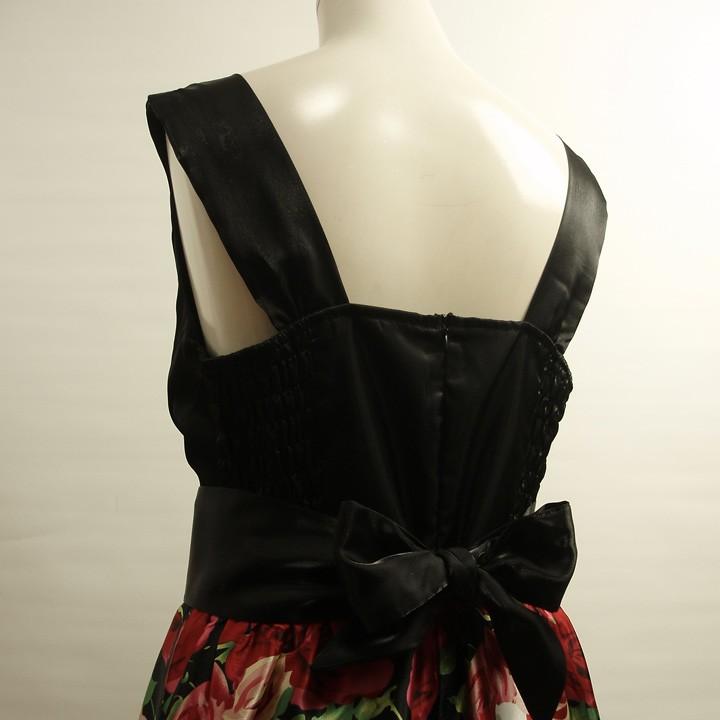 カラードレス ロングドレス 黒 薔薇 パーティードレス 大きいサイズ 演奏会用ロングドレス ステージ衣装 ノースリーブ 演奏会ドレス U0175kl U0175kl ドレス専門店 Dress Up 通販 Yahoo ショッピング