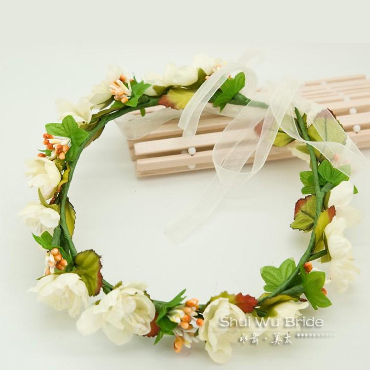 人気の定番 花冠 花かんむり はなかんむり ２色 花 髪飾り ヘアアクセサリー ヘアーアクセサリー ブライダル ウエディング ウェディング パーティー パーティ 小物 Sumukoto Com