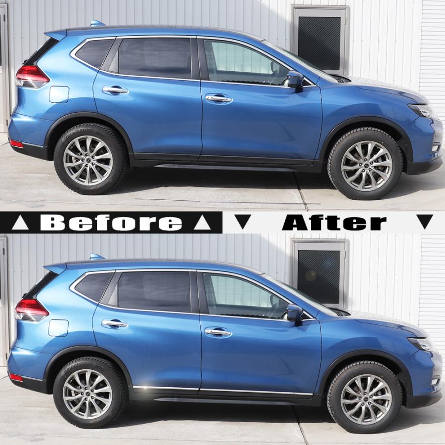 日産 エクストレイル X-TRAIL T32 専用 鏡面 ステンレス 製