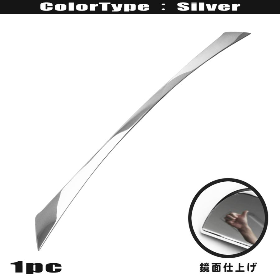トヨタ プリウス 50 51 55 系 鏡面 ステンレス トランクリッド リア