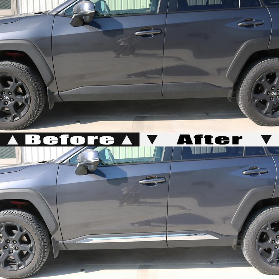 トヨタ RAV4 50 52 54 系 ( PHV 含む ) クローム メッキ サイド ドア 