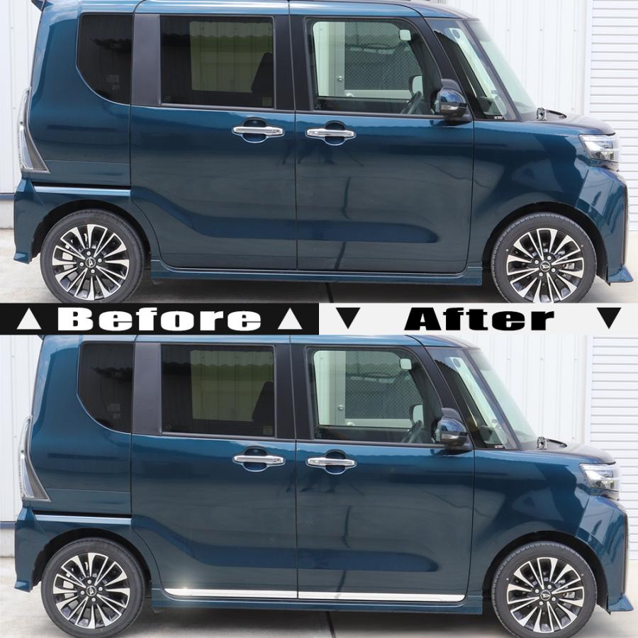 ダイハツ タント タントカスタム LA660S LA650S 鏡面 ステンレス