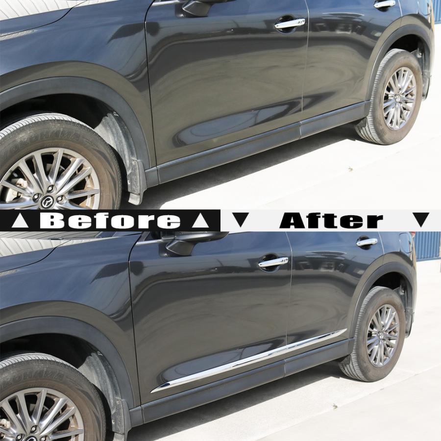 マツダ CX-5 KF 系 クローム メッキ サイド ドア モール ドア トリム  