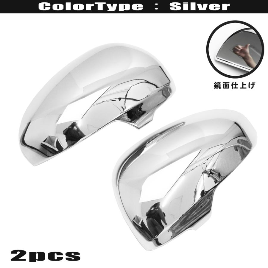 トヨタ プリウス ZVW30 プリウスPHV ZVW35 クローム メッキ ドア ミラー カバー 鏡面