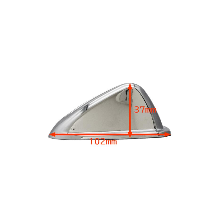 トヨタ iQ NGJ10 KGJ10 系 鏡面 クローム メッキ アンテナ カバー