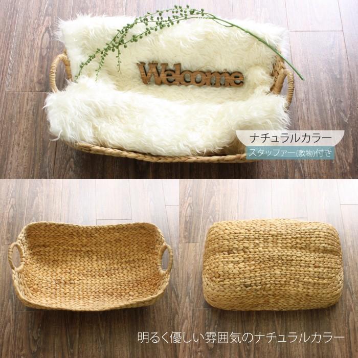 ニューボーンフォト セット セルフ カゴ バスケット 長方形 茶色