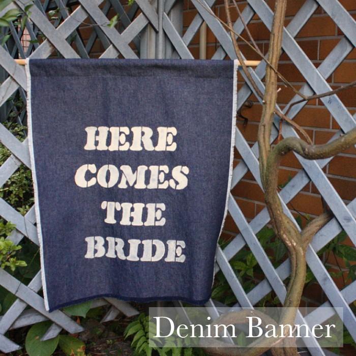 ウェディングフラッグ ウェディングバナー スクエア型 フラッグ 