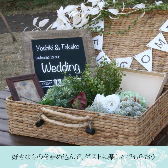 ウェルカムトランク カゴ diy 手作り アンティーク風 バスケット