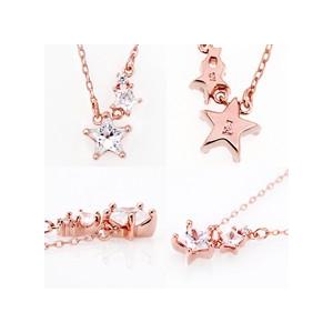 Lucir 送料無料 シルバー925 stellaシリーズdreaming starネックレス 