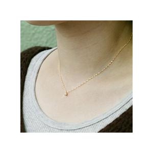 一粒ダイヤ ネックレス ダイヤモンド K10 ネックレス スクリューチェーン レディース ネックレス ホワイトデー プレゼント ギフトの画像