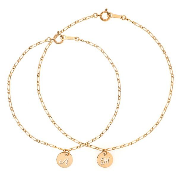 4℃ 2連ブレスレット K10 10金 ヨンドシー 4℃ K10PG2連ブレスレット （ピンクゴールド