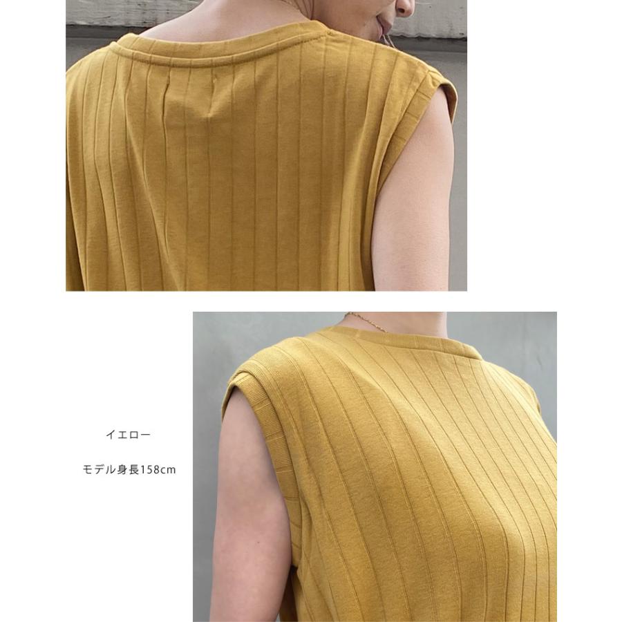 汗じみ防止 ワンピース 半袖 夏 サイドスリット ノースリーブ フレンチ