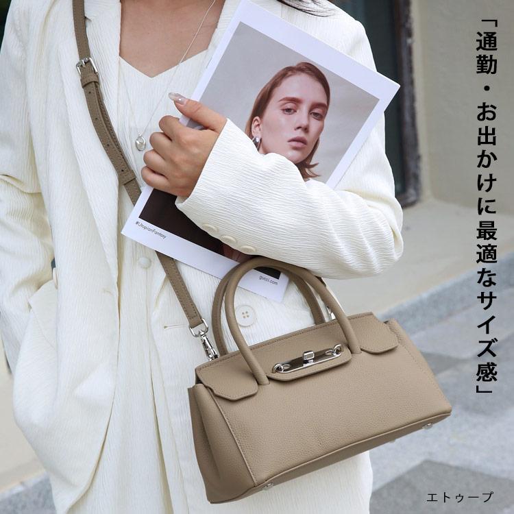 19サイズ ハンドバッグ ブラックミニ 本革 ショルダーバッグ レディース 通勤 ハンドバッグ 黒 横長 2way 斜
