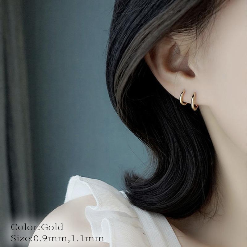 小さいフープピアス フープ ピアス 小さめピアス シンプル 小ぶり Pierce35 パーティードレス通販 Dressmoon 通販 Yahoo ショッピング