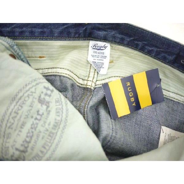 未使用 RALPH LAUREN RUGBY ビンテージ加工ジーンズ (W31 L32) ラルフ 
