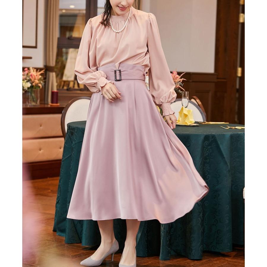 DRESS+（ドレスプラス） フレアスカート レディース 大きいサイズ 春