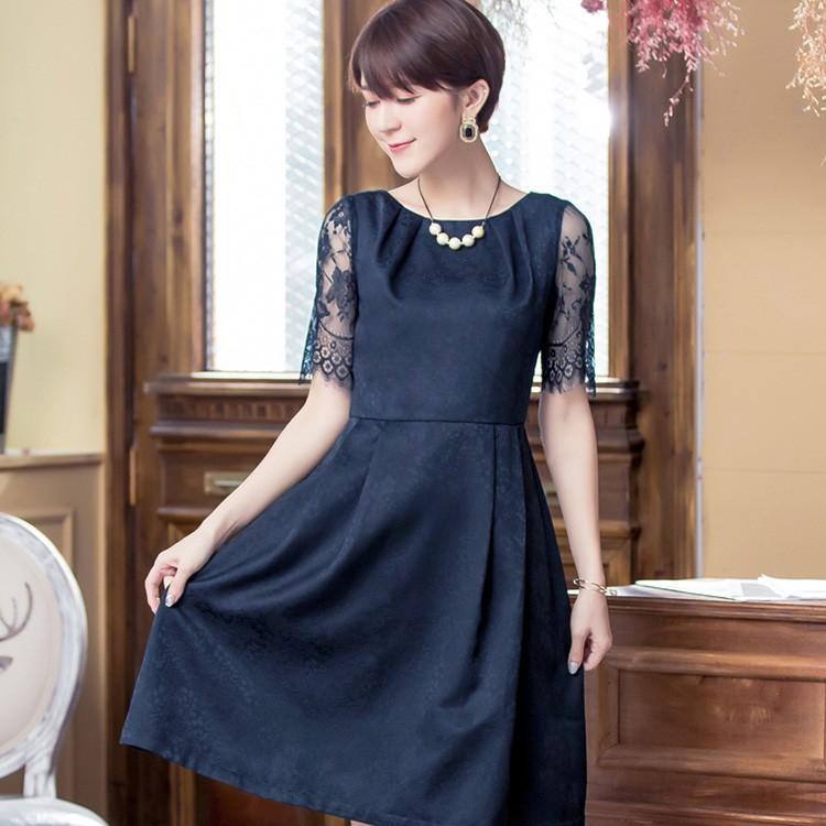 DRESS+（ドレスプラス） パーティードレス 大きいサイズ 結婚式 袖あり