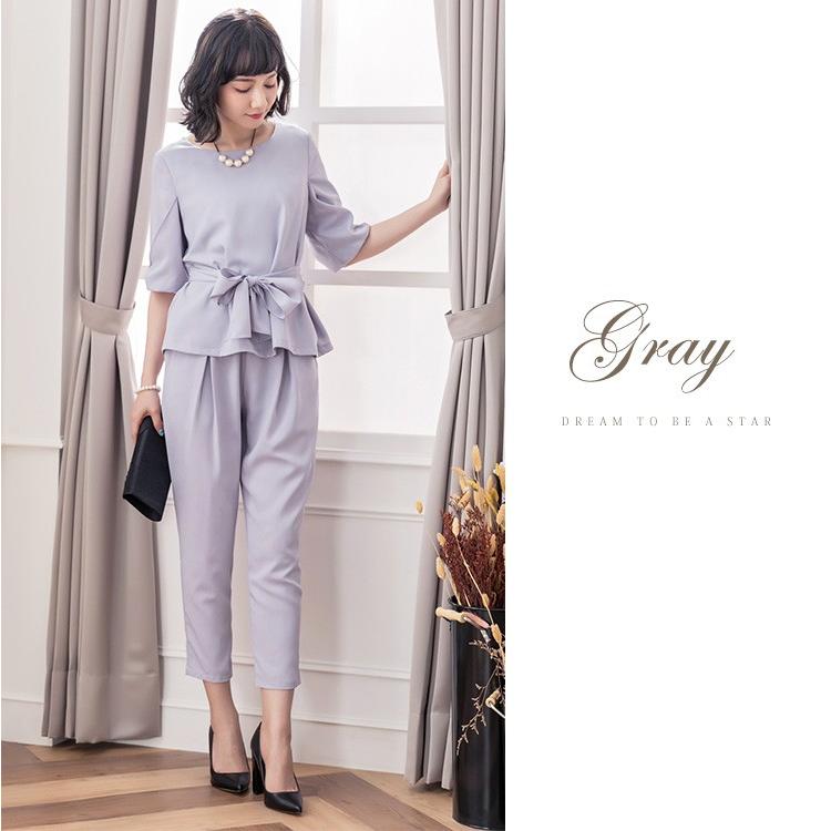 DRESS STAR（ドレススター） パンツドレス 結婚式 袖あり 大きいサイズ