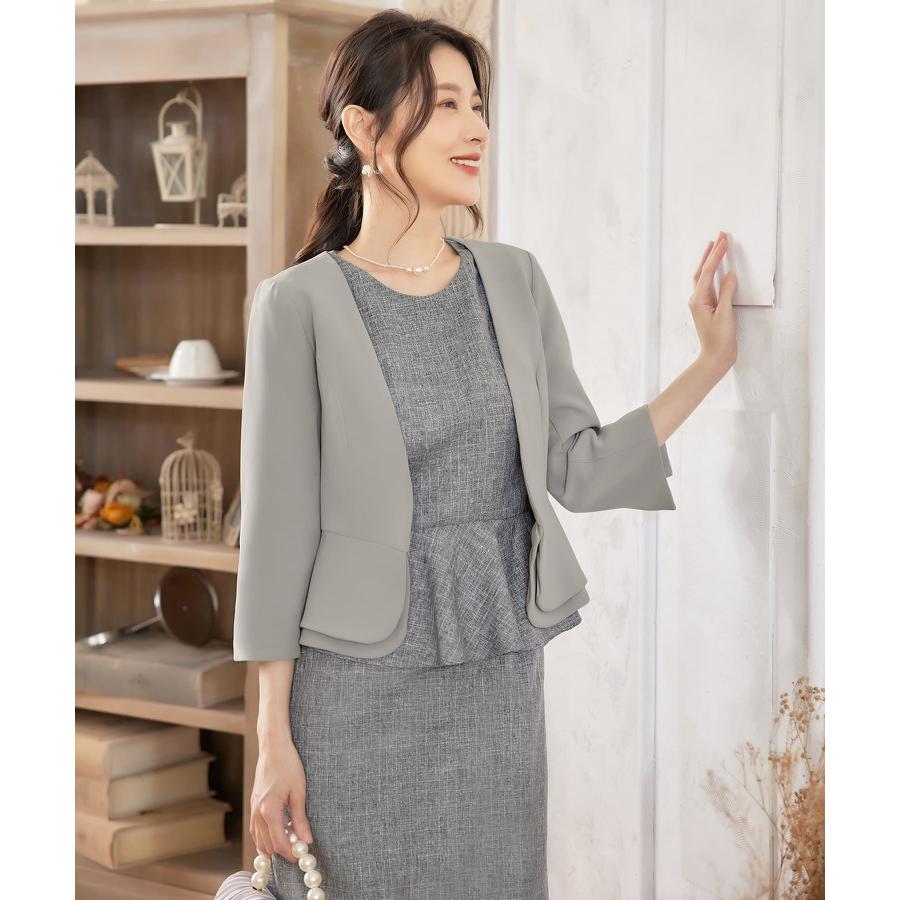 DRESS+ ボレロ カーディガン 結婚式 ジャケット フォーマル DRESS+ ボレロ カーディガン 結婚式 ジャケット フォーマル