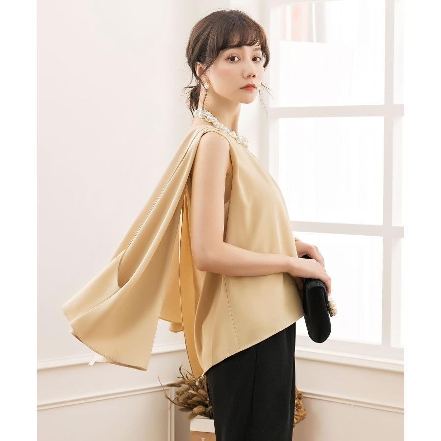 DRESS STAR（ドレススター） パンツドレス 結婚式 袖あり 大きいサイズ