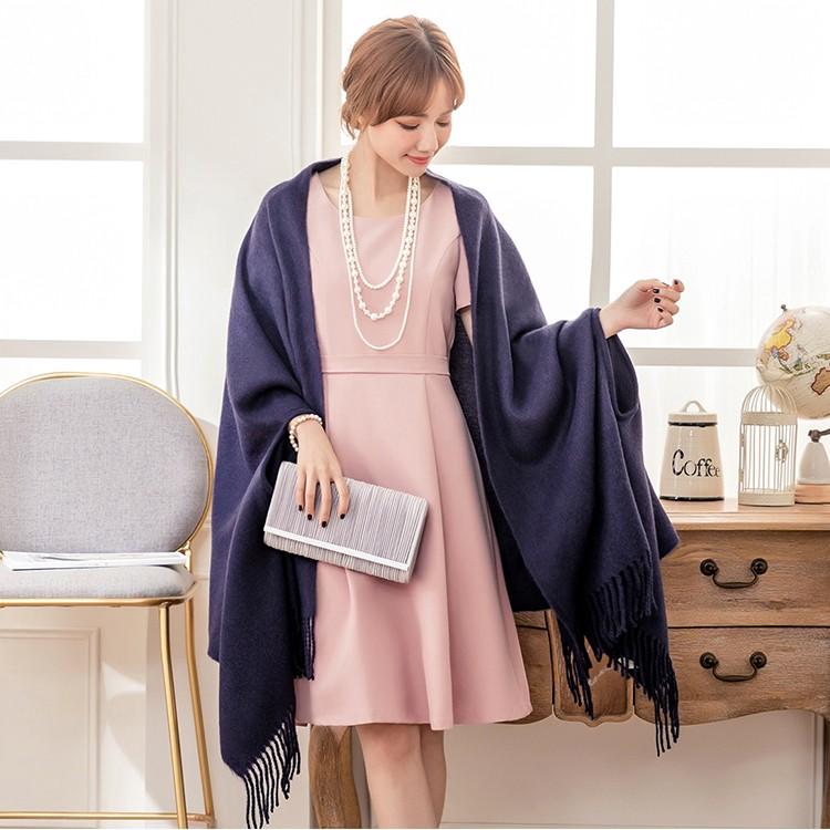 楽天市場】カラードレス ブラック ビスチェ ショール 花柄 ロング