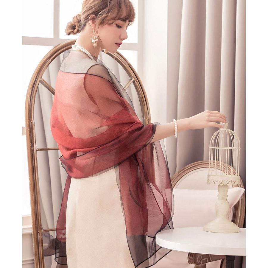 ショール ストール 結婚式 ボレロ 大判 オーガンジー 二重 重ね 羽織り パーティー お呼ばれ シンプル きれいめ 二次会 ドレス ワンピース Cy180 パーティードレス ワンピース通販 通販 Yahoo ショッピング