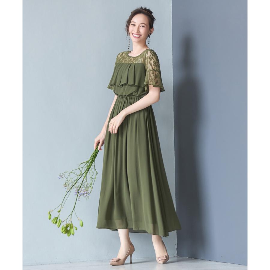 DRESS+ パーティードレス ロング丈 大きいサイズ 結婚式 袖あり DRESS+ パーティードレス ロング丈 大きいサイズ 結婚式 袖あり