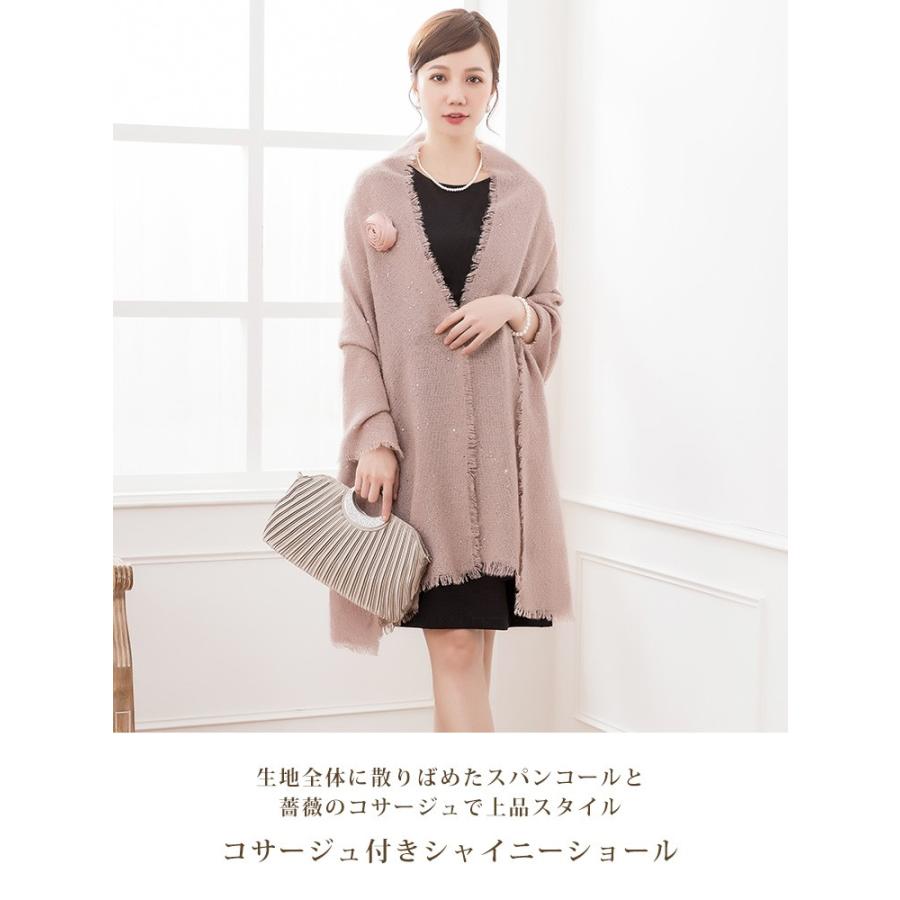 DRESS+（ドレスプラス） ショール ストール 結婚式 ボレロ 大判