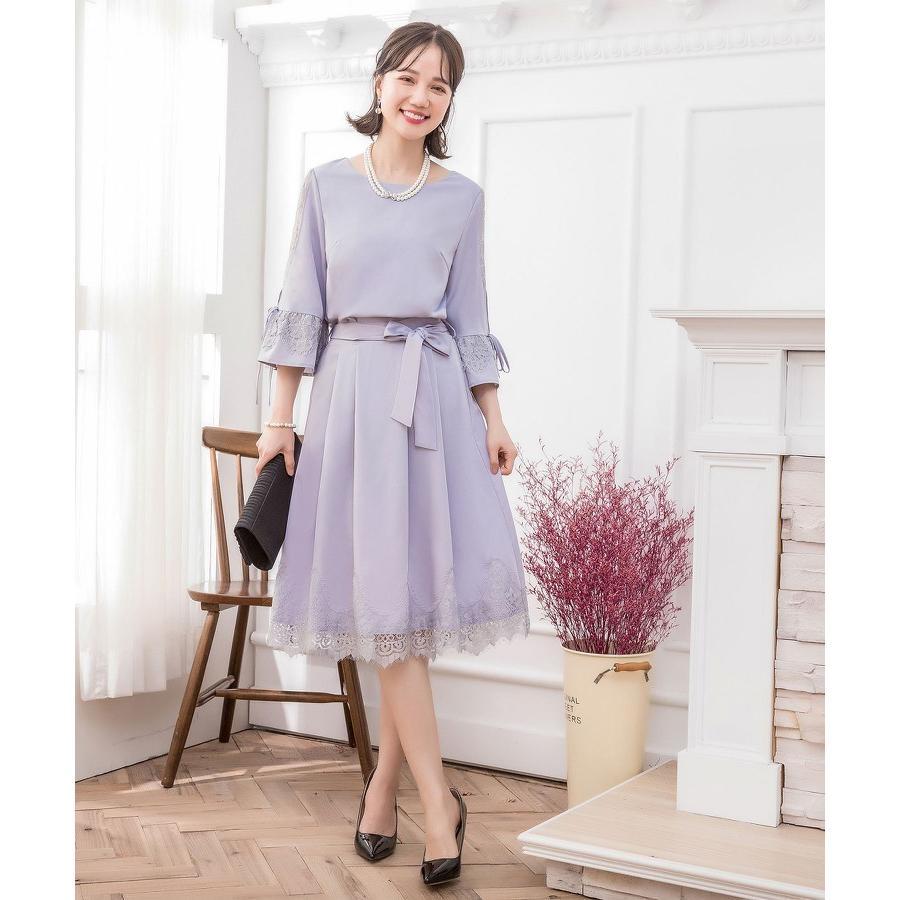 DRESS+（ドレスプラス） セットアップ レース スカート ブラウス 2点