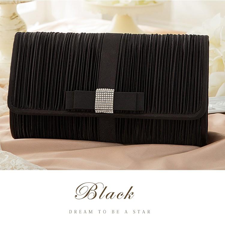 DRESS+（ドレスプラス） パーティーバッグ 大きめ シルバー クラッチ