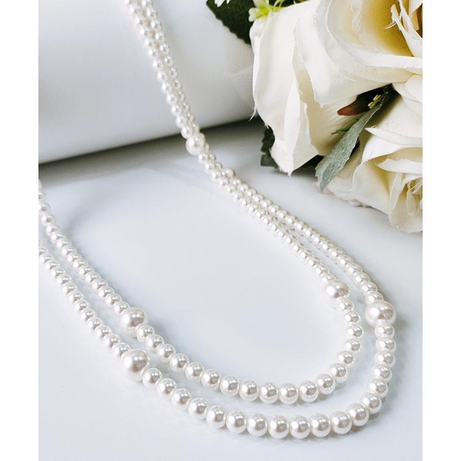 DRESS+（ドレスプラス） パールネックレス ネックレス レディース