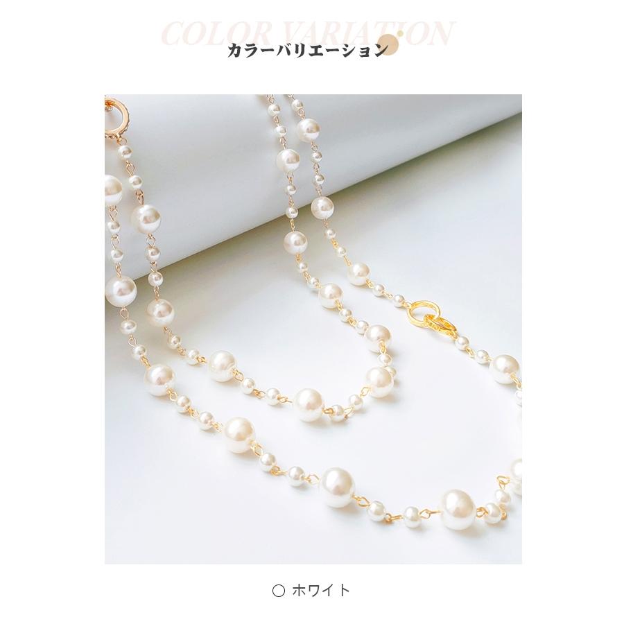 DRESS+ パールネックレス ネックレス レディース ロング フェイク