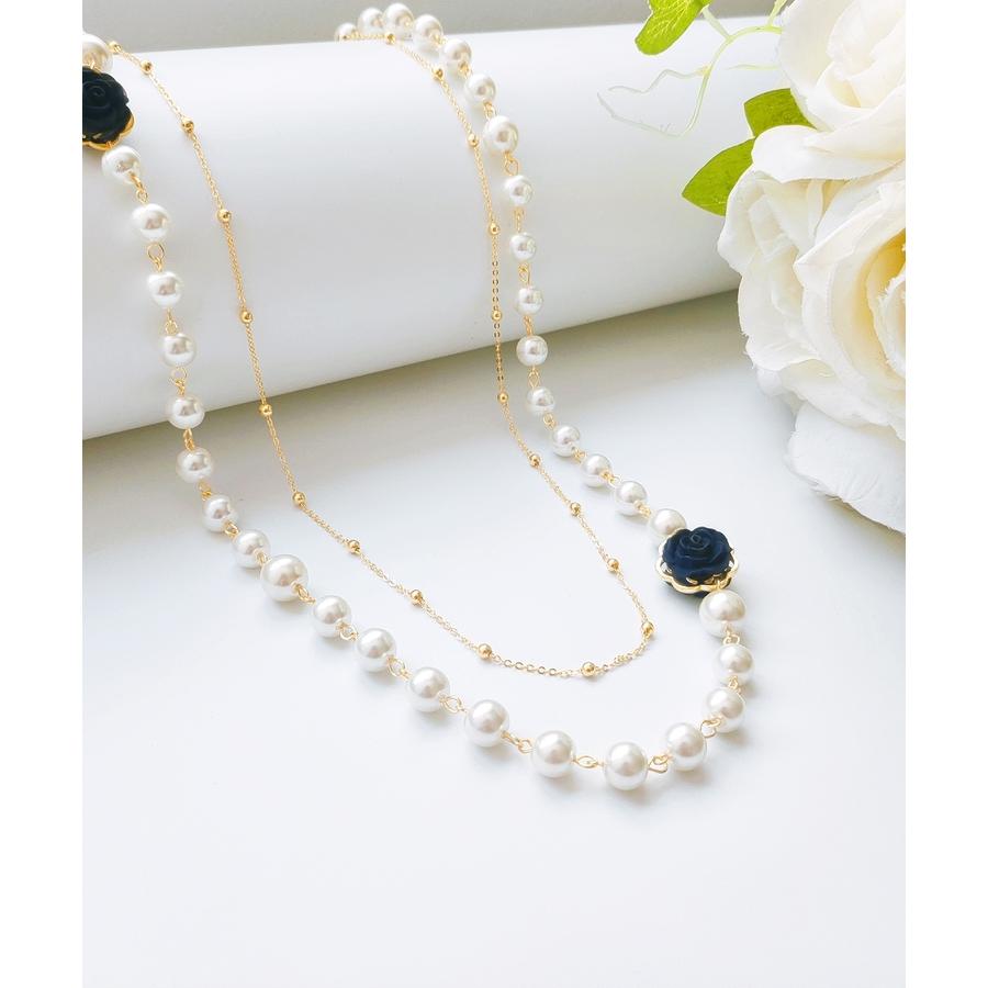 DRESS+（ドレスプラス） パールネックレス ネックレス レディース