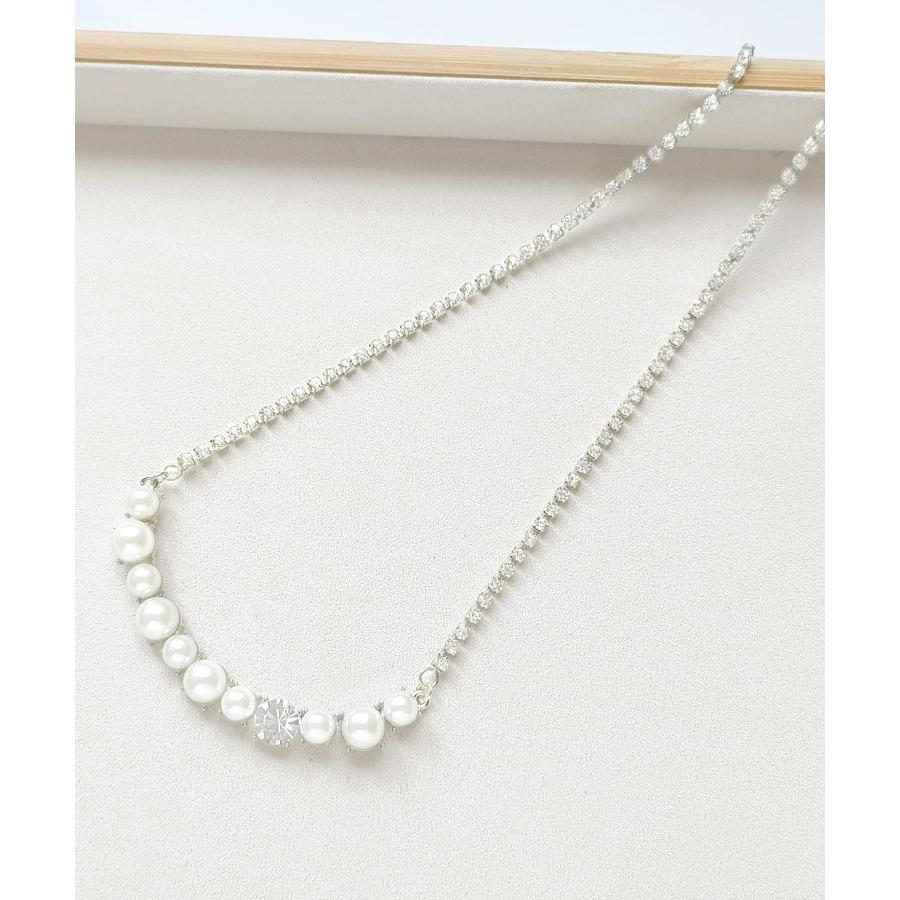 DRESS+ ネックレス ペンダント パール 一連 フェイクパール