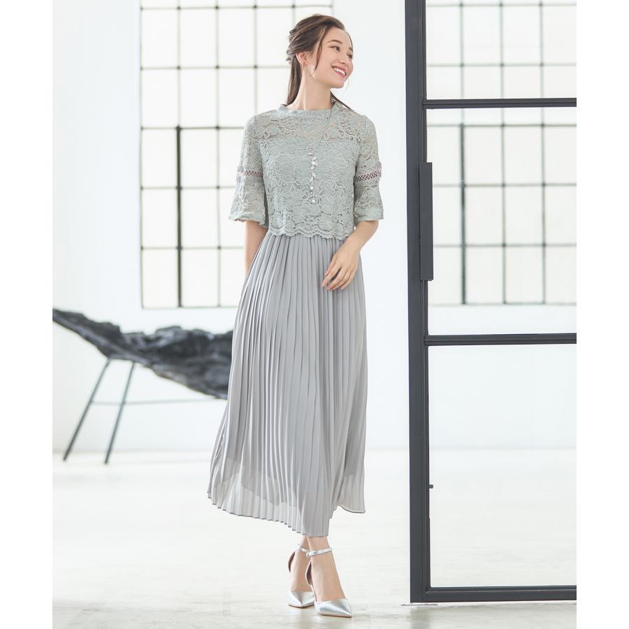 DRESS+ パーティードレス 結婚式 披露宴 二次会 ワンピース 袖 DRESS+ パーティードレス 結婚式 披露宴 二次会 ワンピース 袖